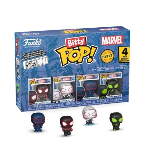 Funko Bitty POP! 4 - Pack Spider - Man Series 2 - Marvel Funko Bitty POP! 4 - Pack Spider - Man Series 2 - Marvel - Zascalo.com
