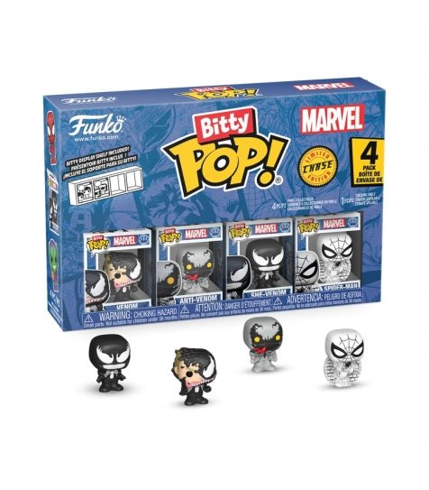 Funko Bitty POP! 4 - Pack Spider - Man Series 3 - Marvel Funko Bitty POP! 4 - Pack Spider - Man Series 3 - Marvel - Zascalo.com