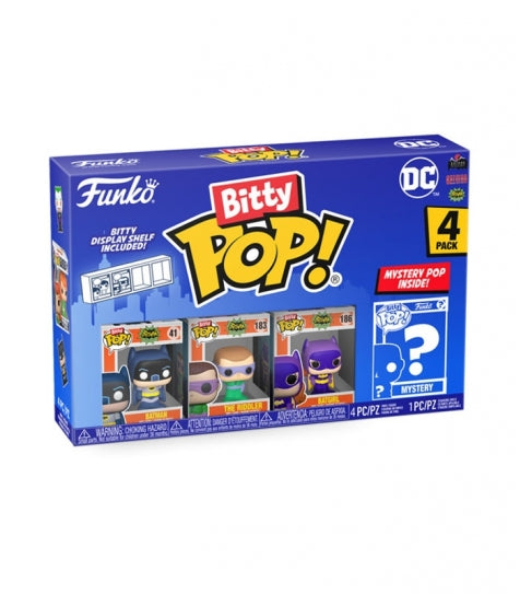 Funko Bitty POP Batman Adam West 4 figuras - DC Comics Funko Bitty POP Batman Adam West 4 figuras - DC Comics