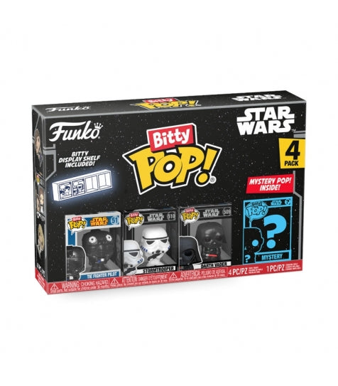 Funko Bitty POP Darth Vader 4 figuras - Star Wars Funko Bitty POP Darth Vader 4 figuras - Star Wars Zascalo.com