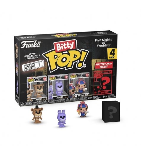 Funko Bitty POP Freddy 4PK - Five Night at Freddy's Funko Bitty POP Freddy 4PK - Five Night at Freddy's - Zascalo.com