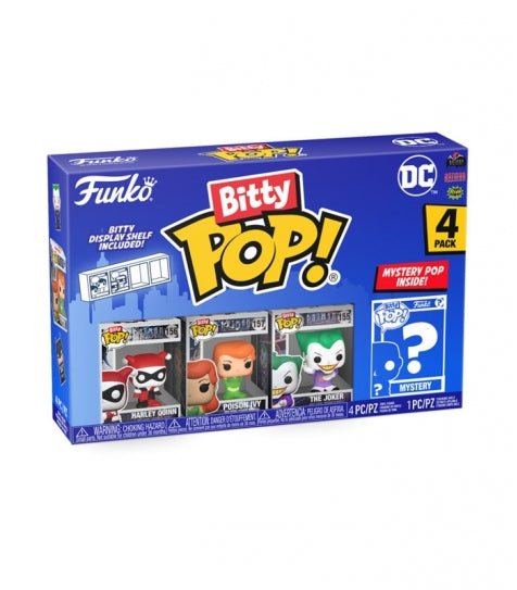 Funko Bitty POP Harley Quinn 4 figuras - DC Comics Funko Bitty POP Harley Quinn 4 figuras - DC Comics - Zascalo.com