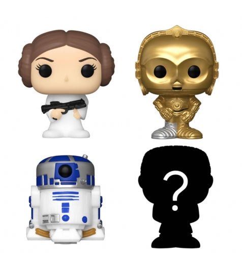 Funko Bitty POP Leia 4 figuras - Star Wars Funko Bitty POP Leia 4 figuras - Star Wars - Zascalo.com