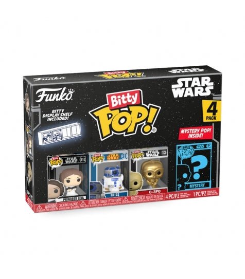 Funko Bitty POP Leia 4 figuras - Star Wars Funko Bitty POP Leia 4 figuras - Star Wars - Zascalo.com