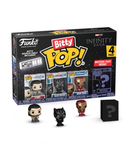 Funko Bitty POP Loki 4PK - Marvel Funko Bitty POP Loki 4PK - Marvel