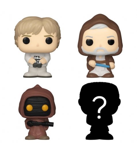 Funko Bitty POP Luke 4 figuras - Star Wars Funko Bitty POP Luke 4 figuras - Star Wars - Zascalo.com