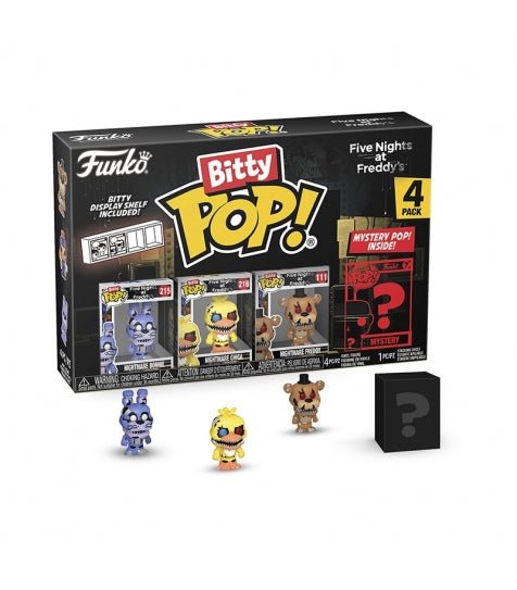 Funko Bitty POP Nightmare Bonnie 4PK - Five Night at Freddy's Funko Bitty POP Nightmare Bonnie 4PK - Five Night at Freddy's - Zascalo.com