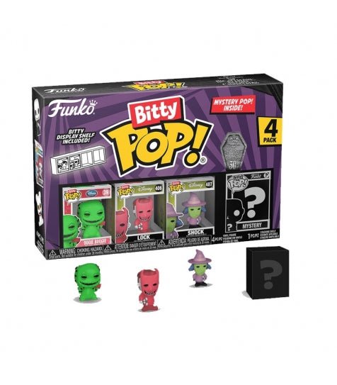 Funko Bitty POP Oogie Boogie 4PK - Pesadilla antes de Navidad Funko Bitty POP Oogie Boogie 4PK - Pesadilla antes de Navidad - Zascalo.com