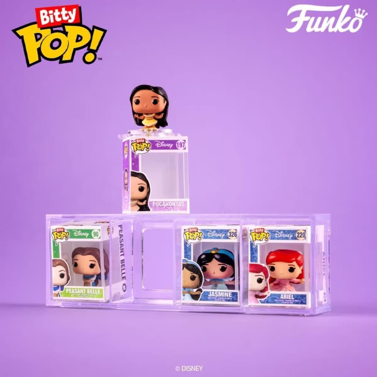 Funko Bitty POP Princesas - Ariel 4 figuras - Disney - Zascalo.com