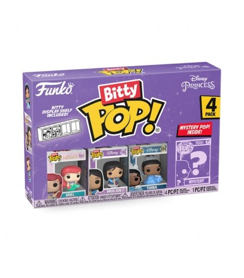 Funko Bitty POP Princesas - Ariel 4 figuras - Disney Funko Bitty POP Princesas - Ariel 4 figuras - Disney - Zascalo.com