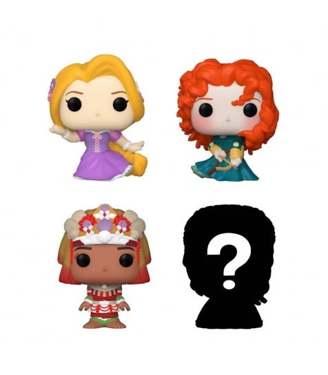 Funko Bitty POP Princesas - Rapunzel 4 figuras - Disney Funko Bitty POP Princesas - Rapunzel 4 figuras - Disney - Zascalo.com