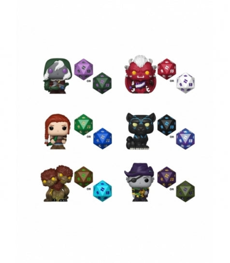 Funko Bitty POP! Singles Dungeons & Dragons (12 Unidades) Funko Bitty POP! Singles Dungeons & Dragons (12 Unidades)
