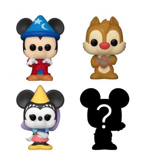 Funko Bitty POP Sorcerer Mickey 4 figuras - Disney Funko Bitty POP Sorcerer Mickey 4 figuras - Disney - Zascalo.com