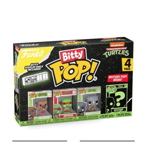 Funko Bitty POP Splinter 4 figuras - Tortugas Ninja Funko Bitty POP Splinter 4 figuras - Tortugas Ninja - Zascalo.com