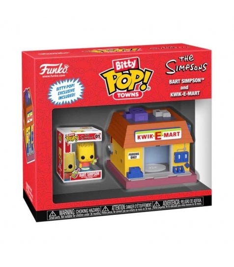 Funko Bitty POP Town Bart Simpson and Kwik - E - Mart - The Simpsons Funko Bitty POP Town Bart Simpson and Kwik - E - Mart - The Simpsons - Zascalo.com