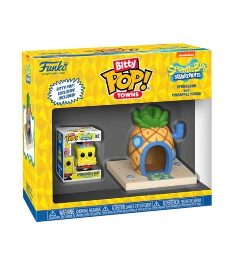Funko Bitty POP Town Sponge Bob and Pineapple House - Bob Esponja Funko Bitty POP Town Sponge Bob and Pineapple House - Bob Esponja