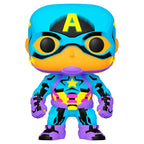 Funko POP! 648 Black Light - Capitán América - Marvel - Zascalo.com