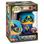 Funko POP! 648 Black Light - Capitán América - Marvel - Zascalo.com
