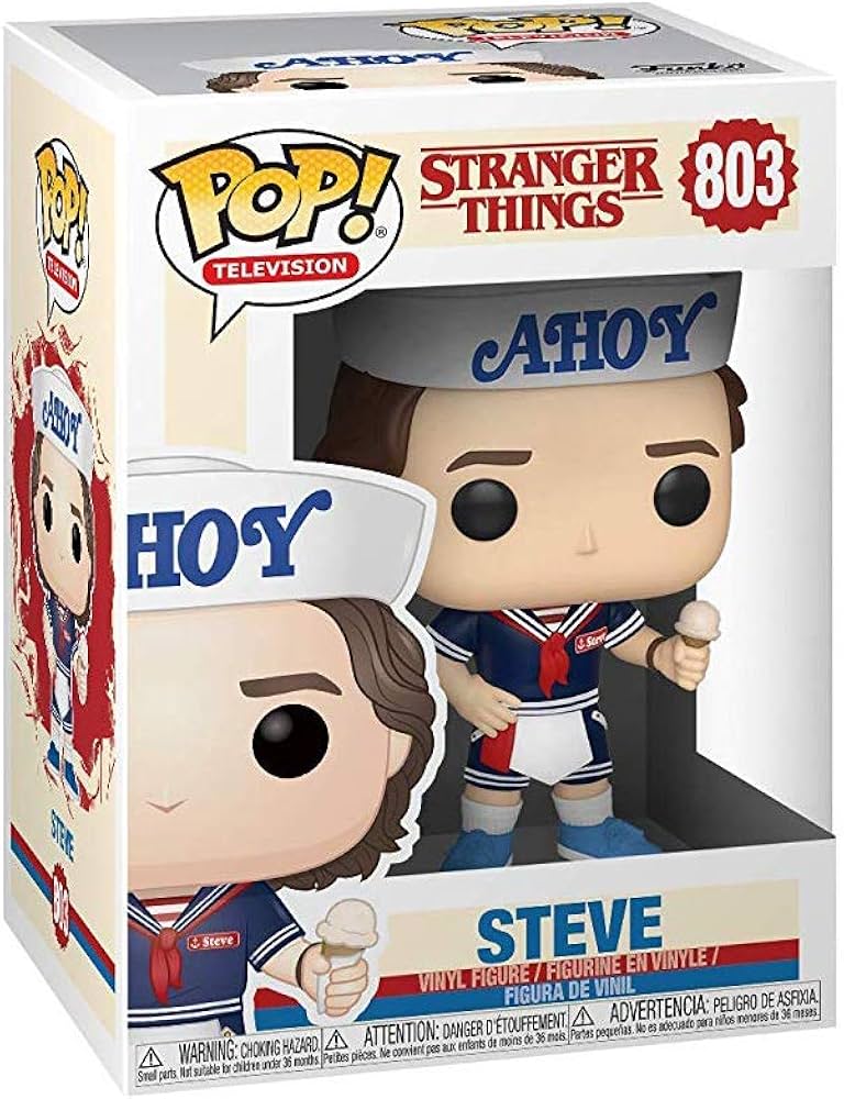 Funko POP! 803 Steve Con Sombrero y Disfraz de Heladero - Stranger Things - Zascalo.com