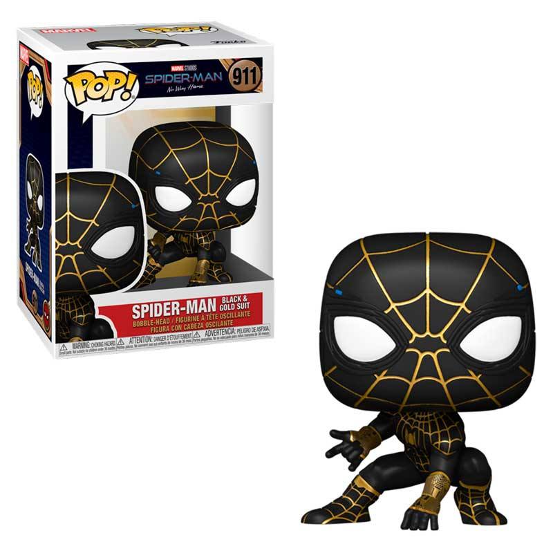 Funko POP! 911 Spider - Man: No Way Home - Spider - Man (Black & Gold Suit) - Marvel - Zascalo.com