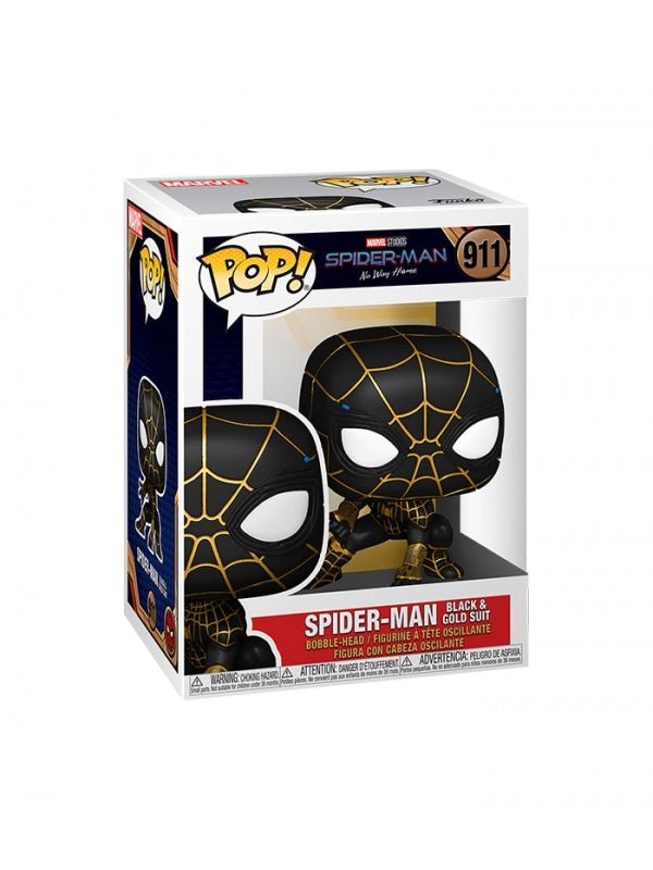 Funko POP! 911 Spider - Man: No Way Home - Spider - Man (Black & Gold Suit) - Marvel - Zascalo.com