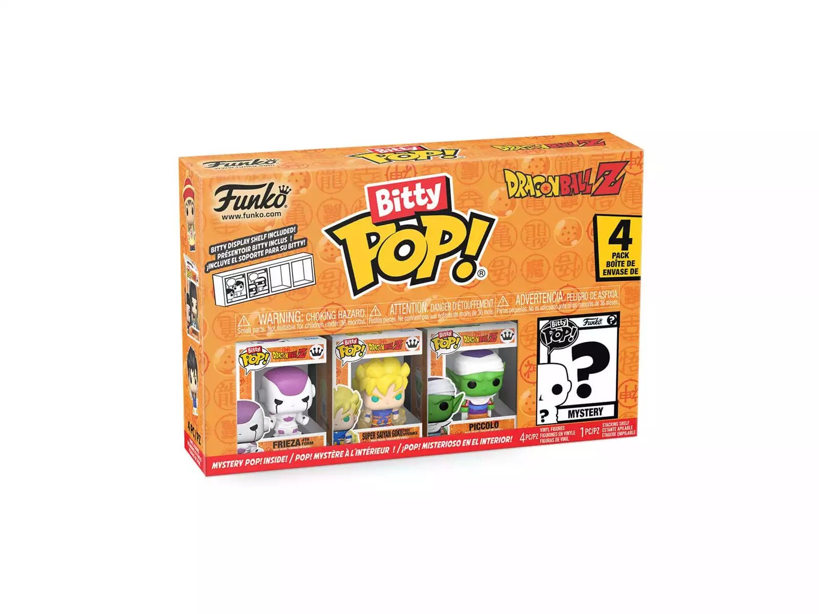 Funko Pop Bitty Dragon Ball Z Pack 4 mini Figuras con Frieza 4th Form - Zascalo.com