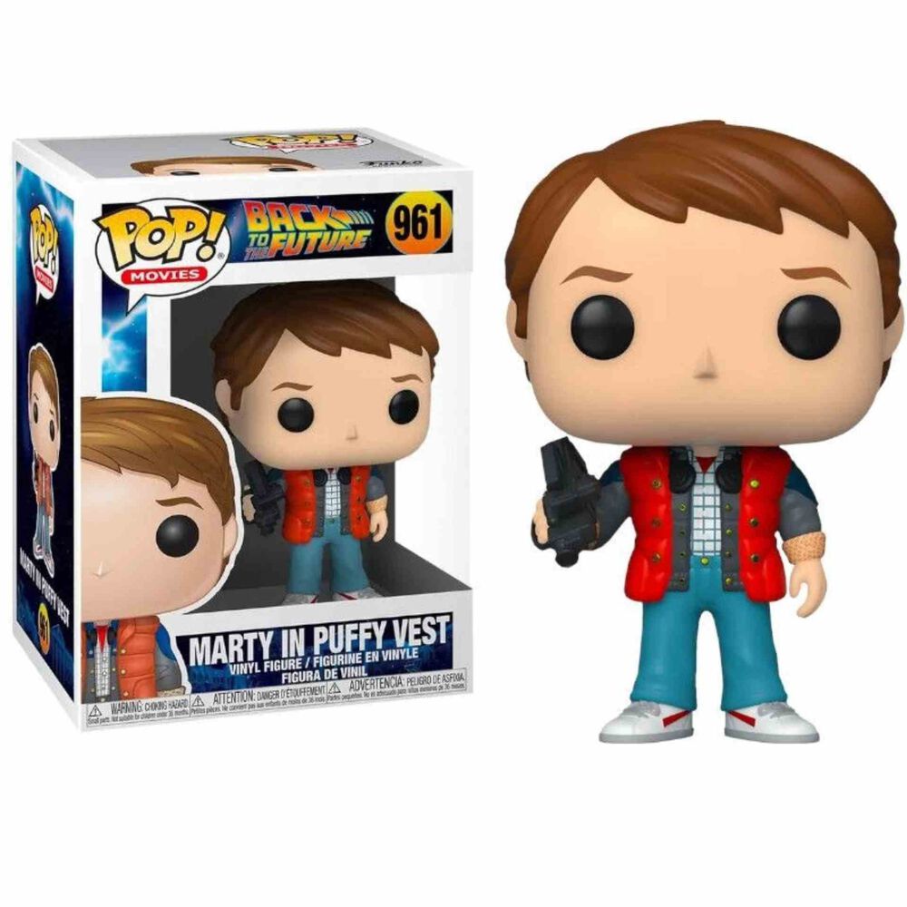 Funko Pop! Movies Regreso al Futuro Marty in Puffy Vest - Zascalo.com