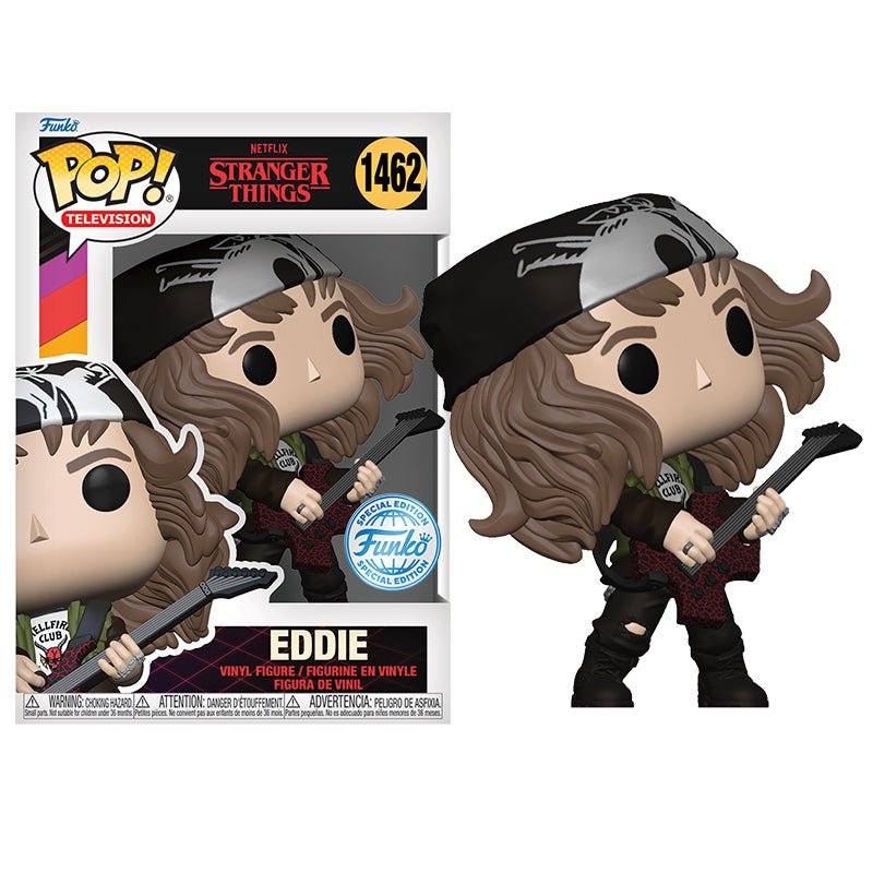 Funko Pop! Stranger Things - Hunter Eddie W/Guitar - Zascalo.com