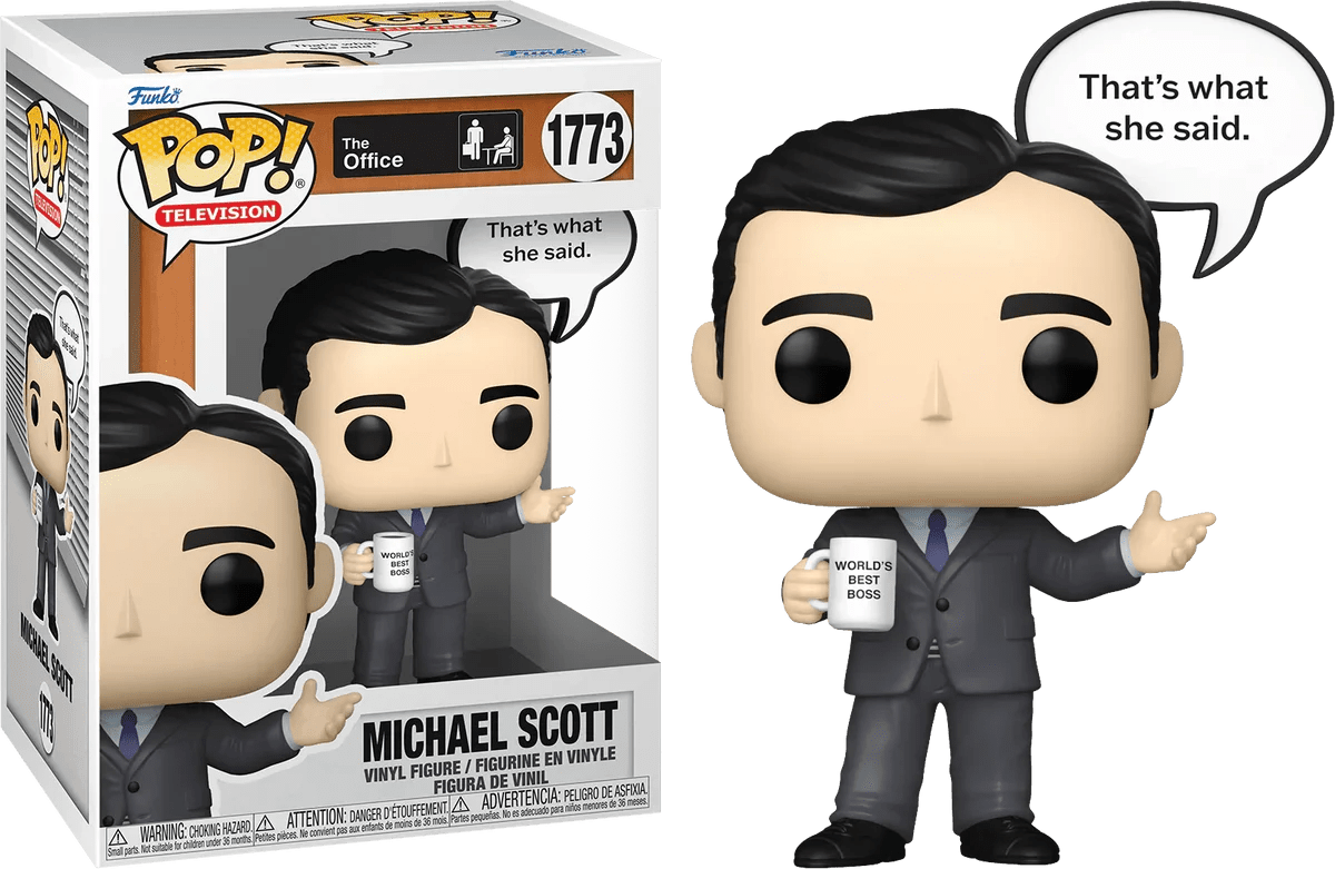 Funko POP! Vinyl Michael Scott (That's what she said) - The Office - Zascalo.com