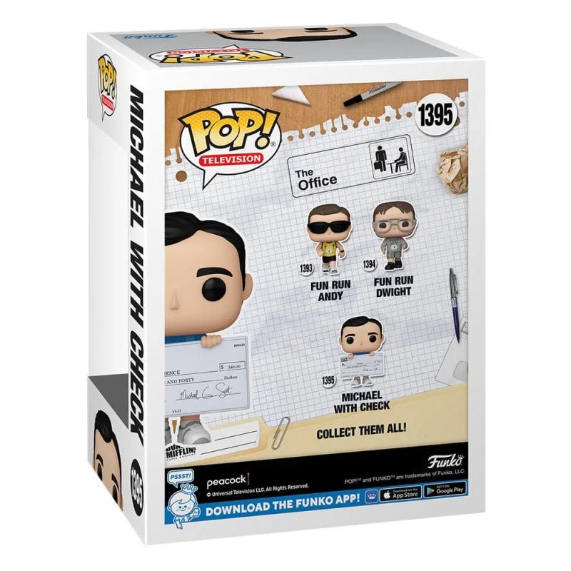 Funko Pop! Vinyl Michael W/ Check - The Office - Zascalo.com
