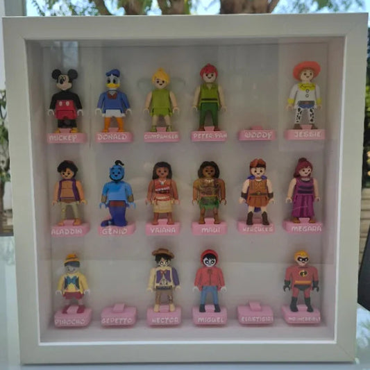 Expositor 3D para Playmobil Disney Kinder (Marco Ikea Sannahed 25x25) - Zascalo.com