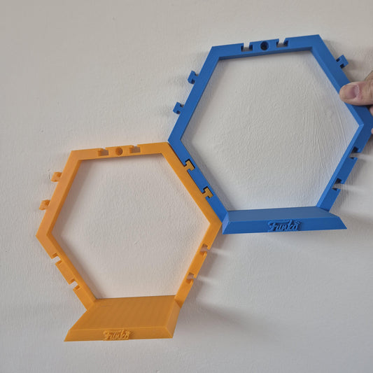 Estantería hexagonal encajable para funko pop - diseño modular panal de abejas | Expositor3D funkos - Zascalo.com