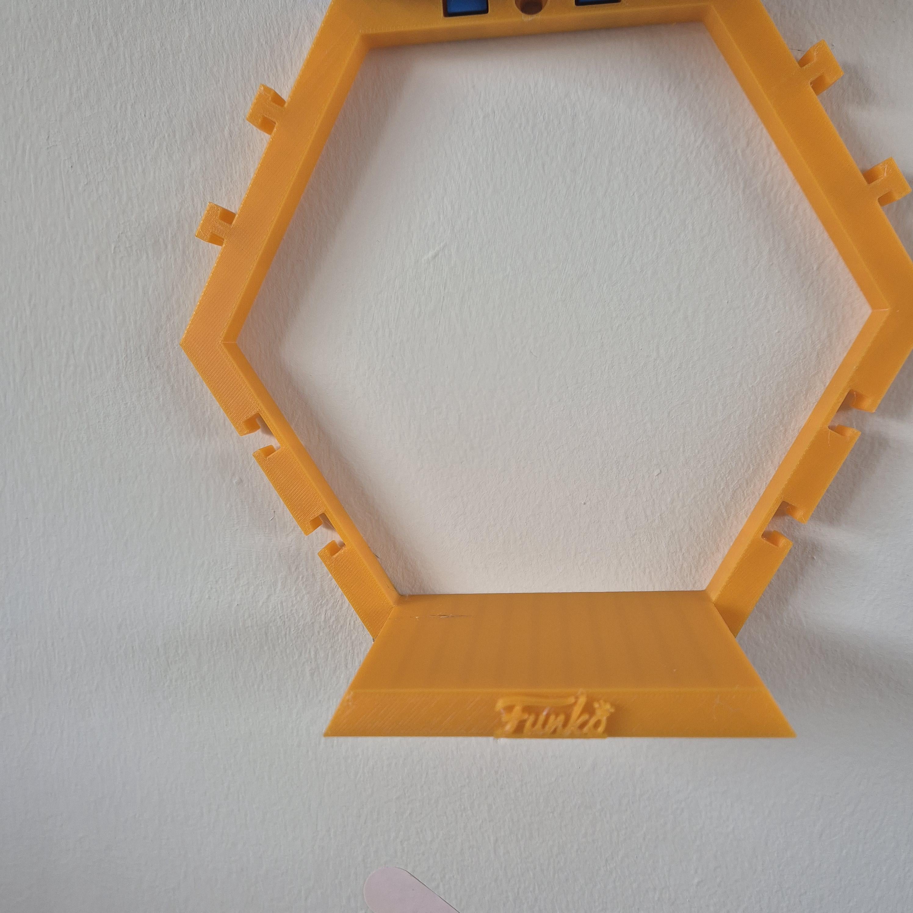 Estantería hexagonal encajable para funko pop - diseño modular panal de abejas | Expositor3D funkos - Zascalo.com