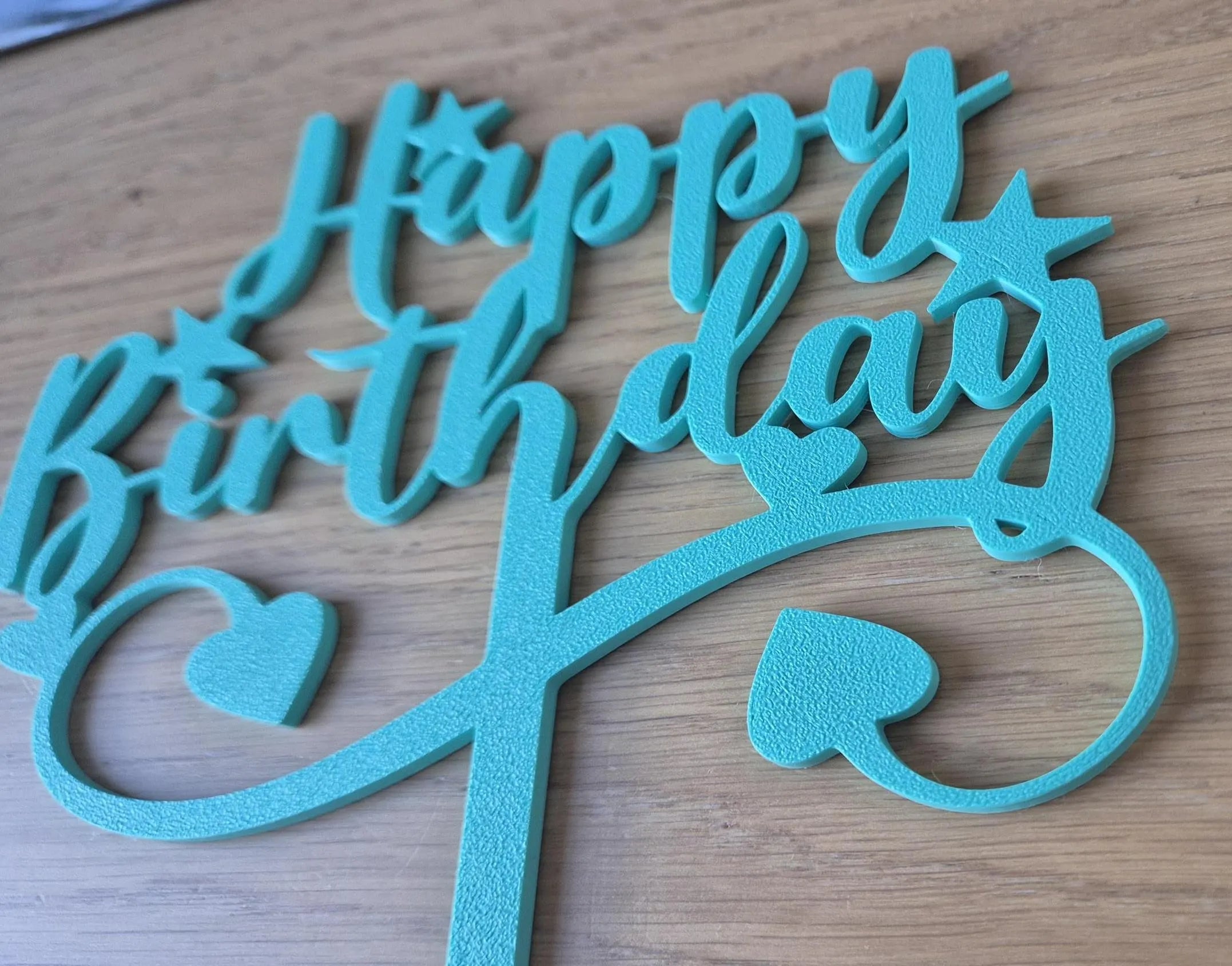Cake topper - Decoración para tarta Happy birthday | Adorno para tarta Happy Birthday - Zascalo.com
