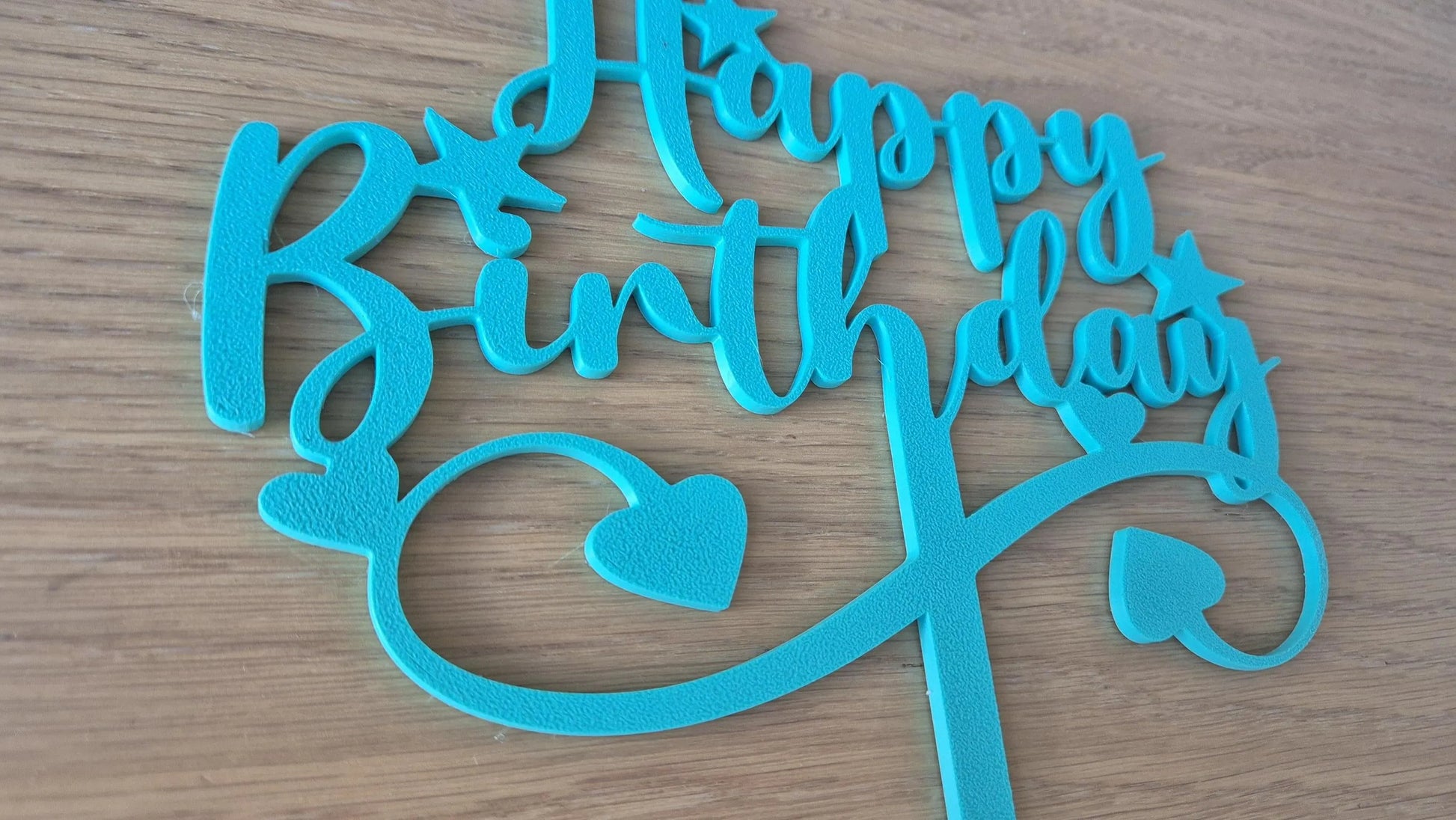 Cake topper - Decoración para tarta Happy birthday | Adorno para tarta Happy Birthday - Zascalo.com