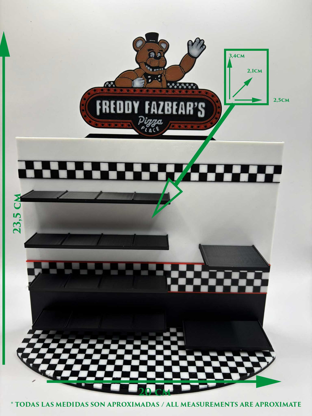 Expositor Bitty Pop Five Nights At Freddy Pizza + Bitty Arcade + Bitty Deluxe