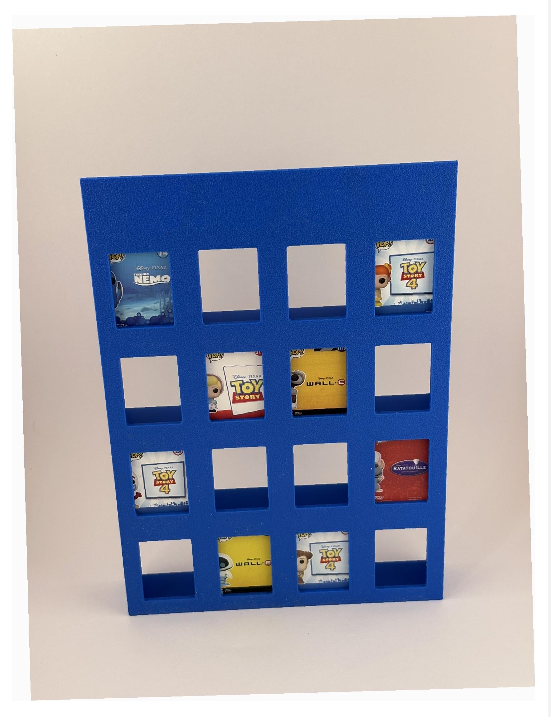 Estantería / Display Bitty Pop – Diseño Pixar con Lámpara Luxo para 16 figuras