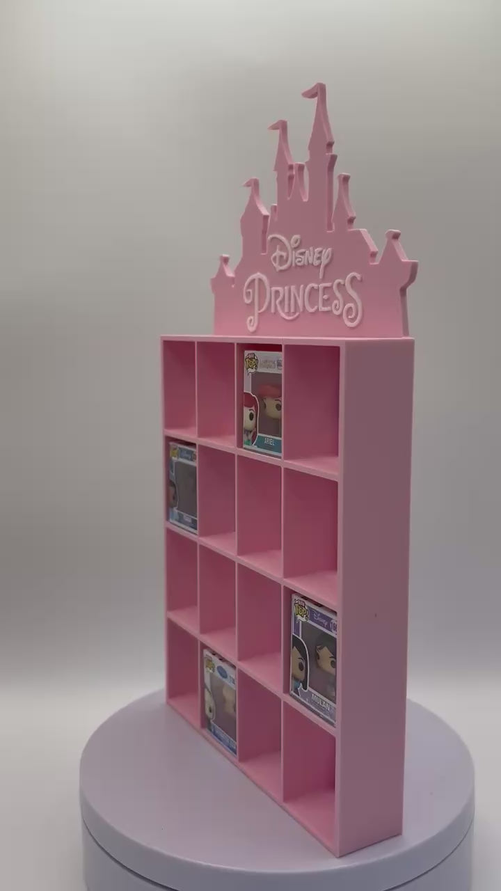 Présentoir Château des Princesses Disney pour figurines Bitty Pop (16 figurines) | Collection Funko