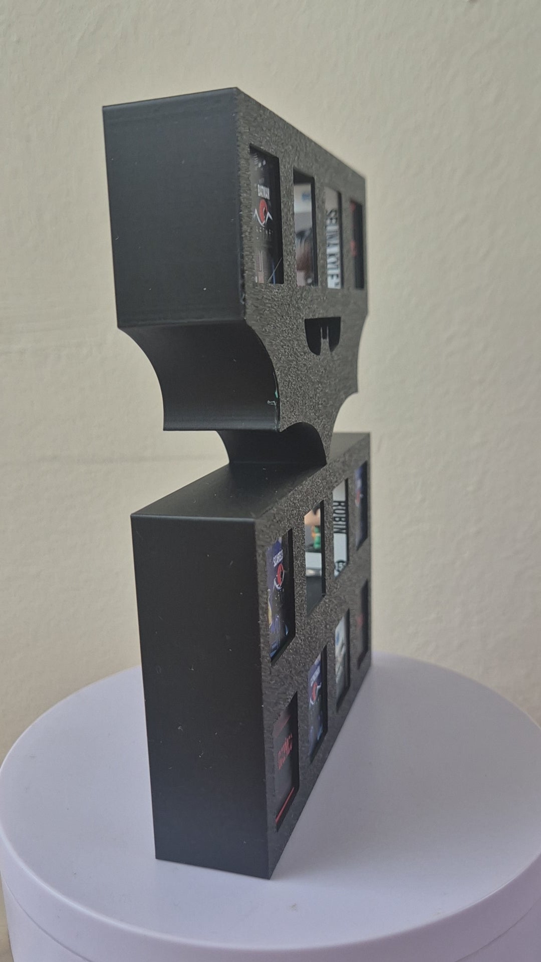 Batman Shelf for Funko Bitty Pop | 3D Printed DC Comics Display | Mini Funko Superhero Display