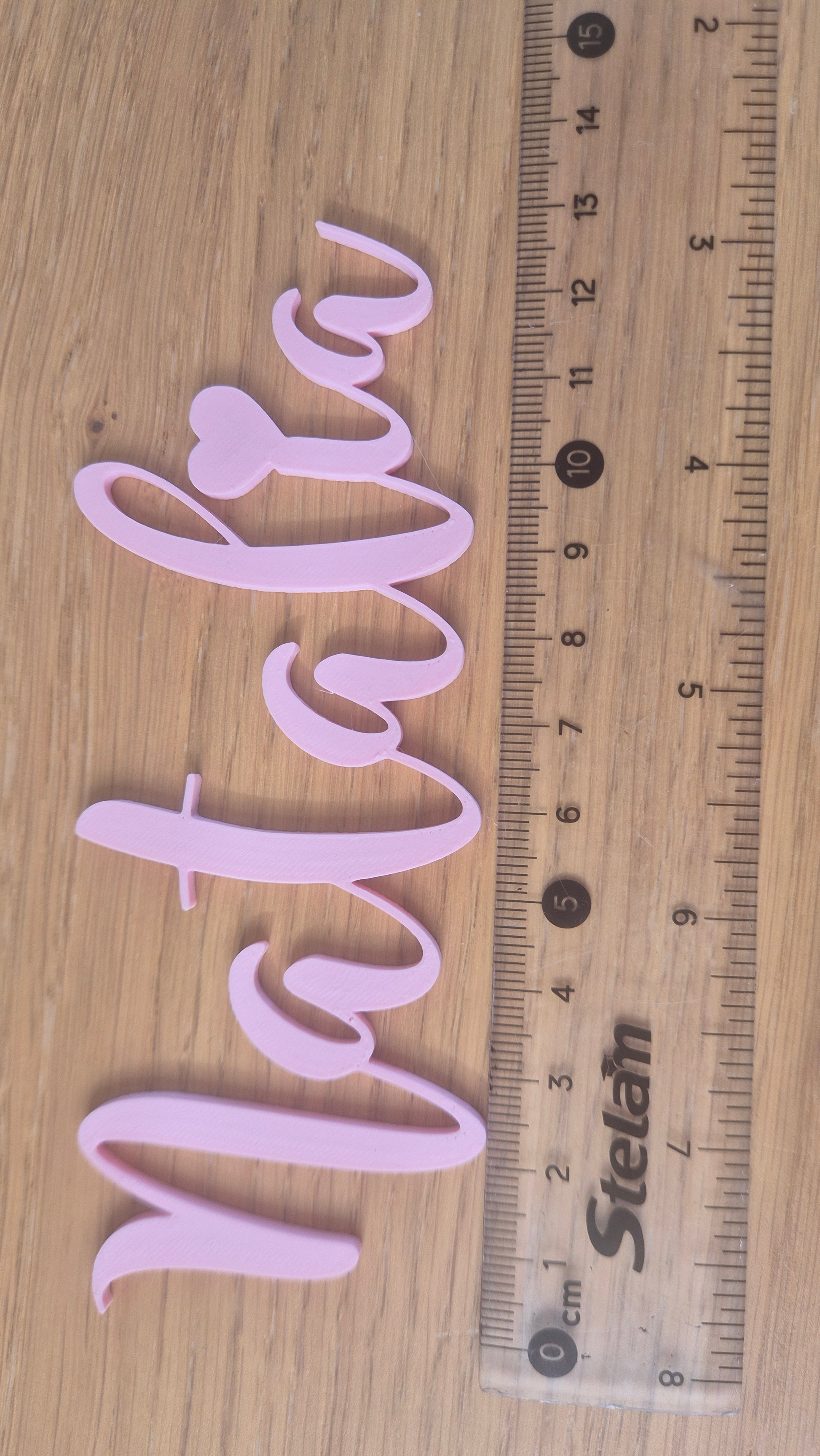 Cartel de Nombre Personalizado – Letras Decorativas en PLA