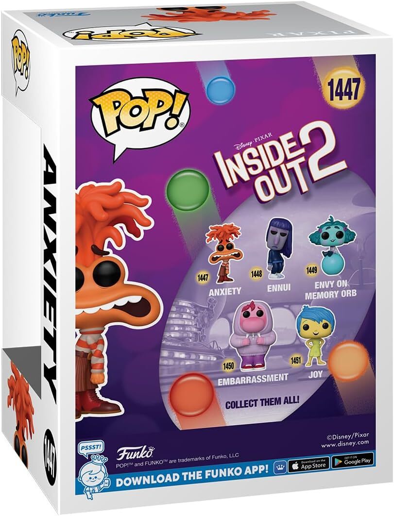 Funko Pop! Vinyl Ansiedad - Inside Out 2 Zascalo